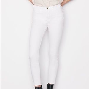 FRAME LE HIGH SKINNY JEANS IN WHITE - Size 28